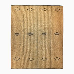 Tapis Touareg Berbère Vintage en Rush et Cuir, 1979