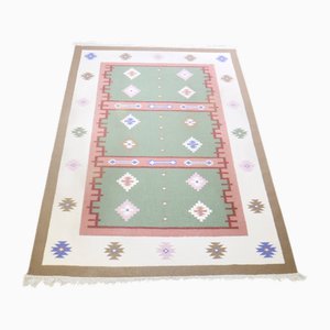 Tapis Kilim Vintage Tissé à la Main en Laine, 1980s