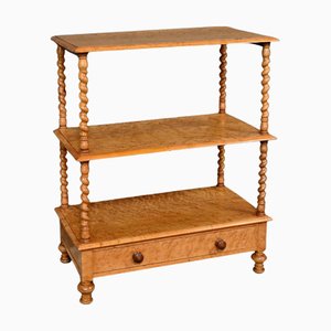Sideboard aus Gesprenkeltem Ahorn Wurzelholz, Ende 19. Jh.