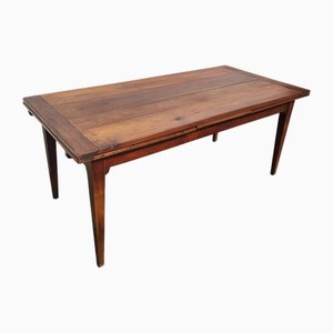 Mesa extensible de granja francesa de cerezo, 1860