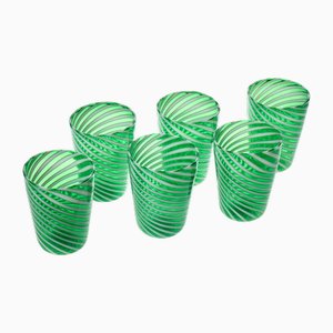 Mojito Crystal Glasses by Mariana Iskra for Angelo Ballarin, Set of 6
