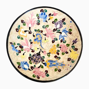 Large Ceramic Bowl from Vallauris, 1983