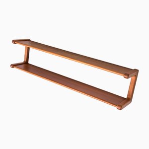 Mid-Century Teak Wall Shelf from Dyrlund, 1970s