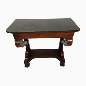 Console Empire en Marbre Marron