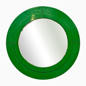 Modern Italian Green Plastic Modular Mirror by Anna Castelli for Kartell, 1970s