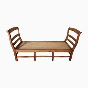 Divan Antique en Merisier, 19ème Siècle, France