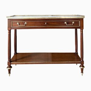 Console Louis XVI en Acajou