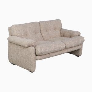 Mid-Century Modern Two-Seat Coronado Sofa attributed to Tobia Scarpa for B&b Italia, 1960s