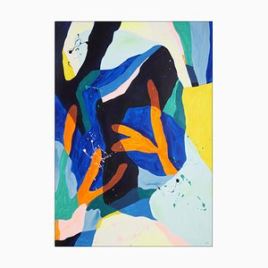 Perrine Honoré, Coral Pieces, 2025, Acrylic Painting and Oil Crayon on Watercolor Paper