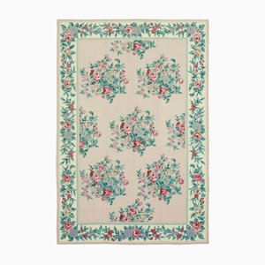 Tapis Kilim Vintage Brodé