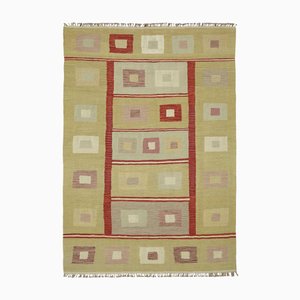 Handgewebter Vintage Kelim Teppich