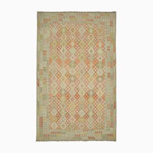 Tapis Kilim Tissé Main Terracotta