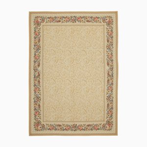 Tapis Kilim en Terracotta Tissé à la Main, 1990s