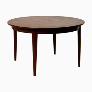 Table de Salle à Manger Ronde en Palissandre de Santos, Danemark, 1950s-1960s