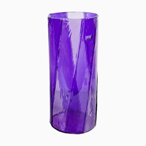 Vase Série Lezioni en Bambou par Enzo Mari pour Corsi