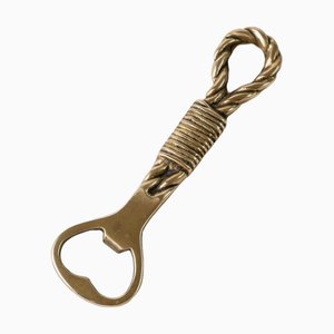 Mid-Century Nautical Bottle Opener in Brass, Italy, 1970s