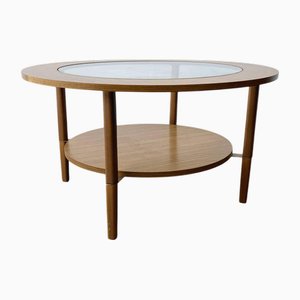 Mid-Century Modern Circular Coffee Table from Schreiber