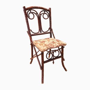 Folk Art Chair in Black Forest Branches, 1890s