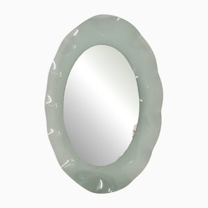 Specchio modello Onda attribuito a Nanda Vigo per Glas Italia