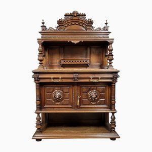 Renaissance Carved Walnut Sideboard, 1850