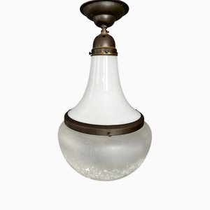 Peter Behrens zugeschriebene Deckenlampe für Siemens, 1920er