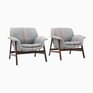 849 Armlehnstühle von Gianfranco Frattini für Cassina, 1950er, 2er Set
