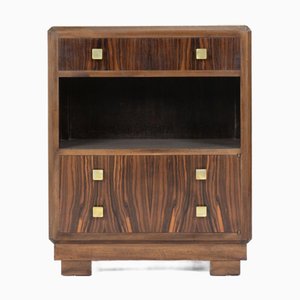 Mueble de ébano de Macassar y palisandro, Art Déco, años 30