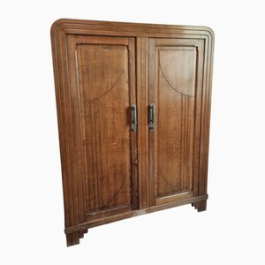 Armoire Art Déco en Hêtre, France, 1930s