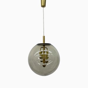 Globe Glass Hanging Lamp from Doria Leuchten, 1970s