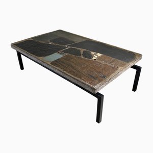 Early Brutalist Coffee Table by Paul Kingma, the Netherlands, 1963