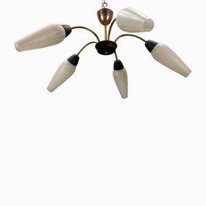 Lustre Sputnik Mid-Century Moderne, Allemagne, 1950s