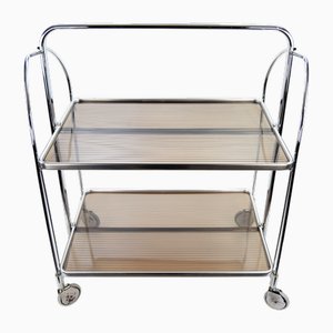 Mid-Century Servierwagen von Bremshey Solingen, 1950er