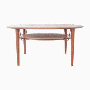 Tavolino da caffè FD-515 in teak di Peter Hvidt & Orla Molgaard Nielsen per France & Son, Danimarca, anni '60