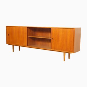 Vintage Sideboard aus Teak mit Glastüren