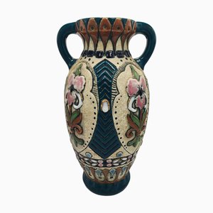 Antique Art Nouveau Vase in Ceramic, 1890s
