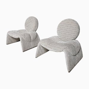 Set de Fauteuils Calypso par Vittorio Introini pour Saporiti, 1970s