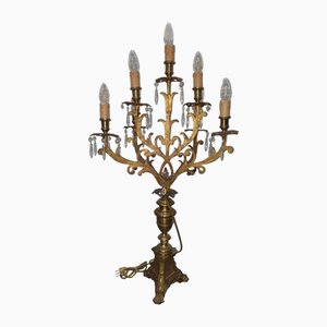 Gilt Bronze Candelabra, Late 19th Century