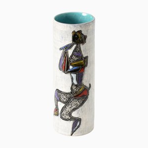 Italienische Mid-Century Vase von Marcello Fantoni, 1950er