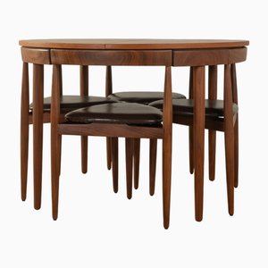 Juego de comedor de Hans Olsen para Frem Røjle, años 50. Juego de 7