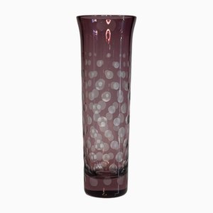 Glass Art Vase by Marita Voigt for VEB, 1960s