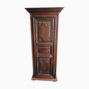 Petite Armoire Antique Louis XIII en Chêne, 19ème Siècle