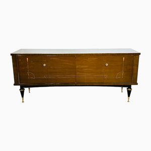 Französisches Art Deco Sideboard aus Mahagoni von Jacques-Émile Ruhlmann, 1940er