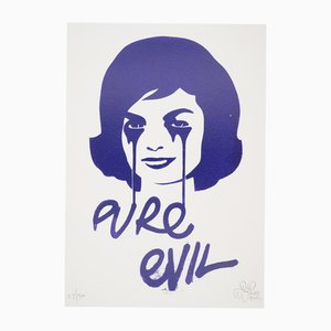 Charles Uzzell-Edwards / Pure Evil, John FK's Nightmare, Um, 2010, Serigrafia a colori