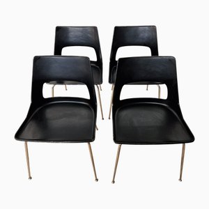 Mid-Century Esszimmerstühle von Kay Korbing für Fibrex, 1960er, 4er Set