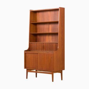 Teak Bookcase for Nexo Mobelfabrik by Johannes Sorth, Bornholm, Denmark, 1960s