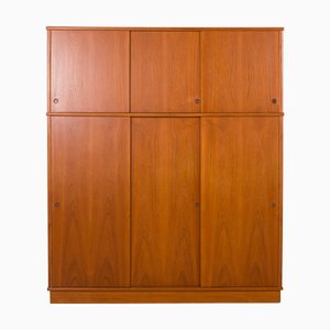 Armadio Mid-Century in teak, Danimarca, anni '70