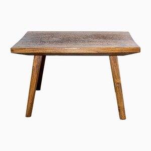Table de Boucher Antique Cirée, fin du 19ème Siècle