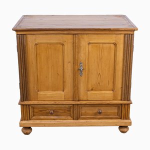 Mobile antico in legno di pino cerato, fine XIX secolo