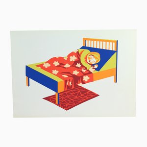 Tschechoslowakisches Vintage Wandpaneel im Pop Art Stil, 1960er