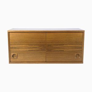 Vintage Danish Wall-Mounted Bookcase in Rosewood by Albert Hansen, 1960s